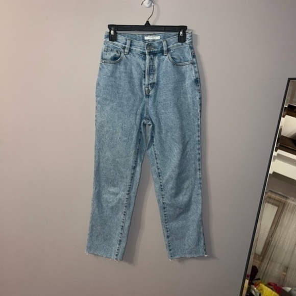 Pacsun High Rise Straight Light blue Jeans 25 They - Picture 1 of 7